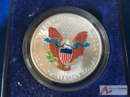 American Silver Eagle in Full Color