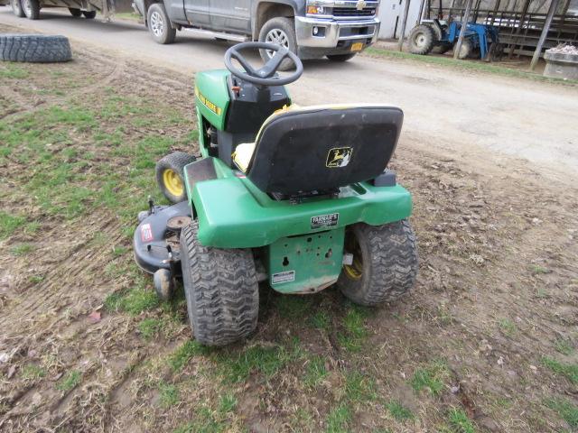 JOHN DEERE STX 46 LAWN MOWER, RUNS OIL CHANGED