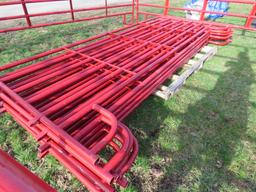 NEW CATTLE CORRAL 10 12FT RAISED PANEL GATES AND