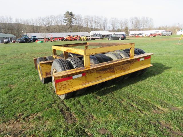 8FT TOW BEHIND WHEEL ROLLER SOME OF THE WHEELS