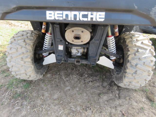 BENNCHE UTV WITH MANUAL DUMP 632 MILES FRONT