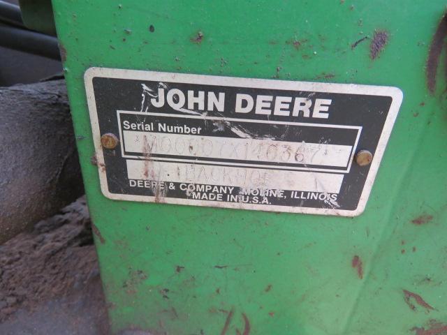 JOHN DEERE 7 UNDERMOUNT BACKHOE