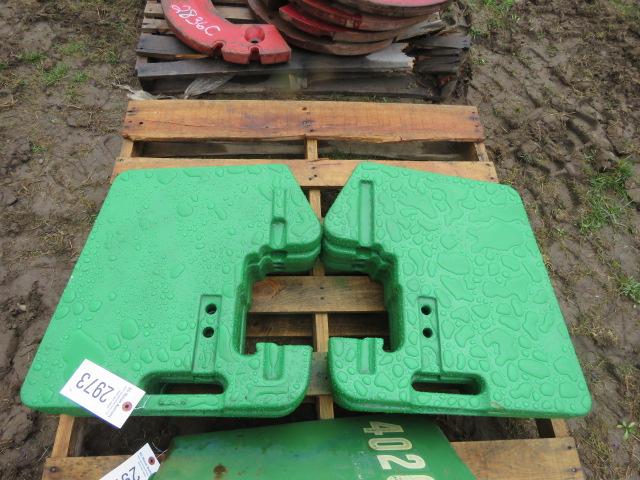 JOHN DEERE SUITCASE WEIGHTS-8 TIMES THE BID