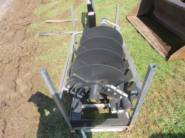 NEW JCT SKIDSTEER ATTACH POST HOLE DIGGER W/ 2