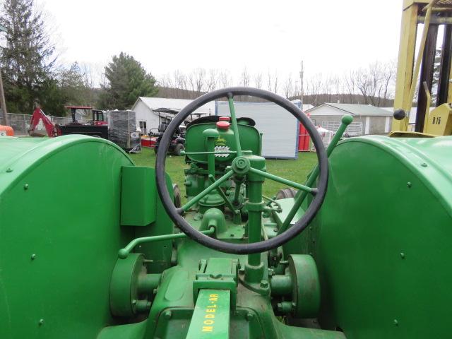 1937 JOHN DEERE A O  TRACTOR (STICKERED  AS AN A)