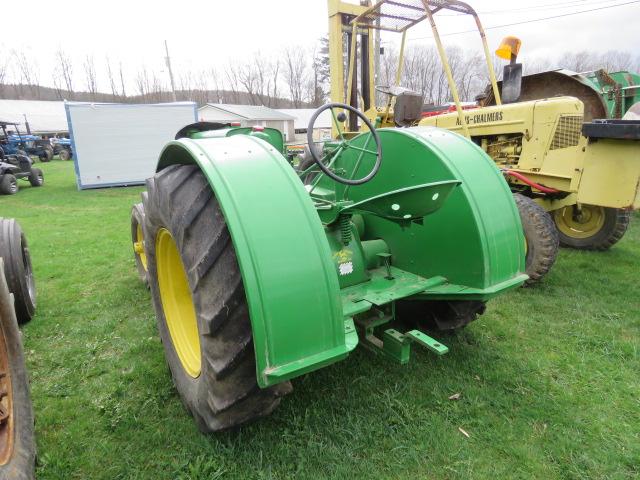 1937 JOHN DEERE A O  TRACTOR (STICKERED  AS AN A)