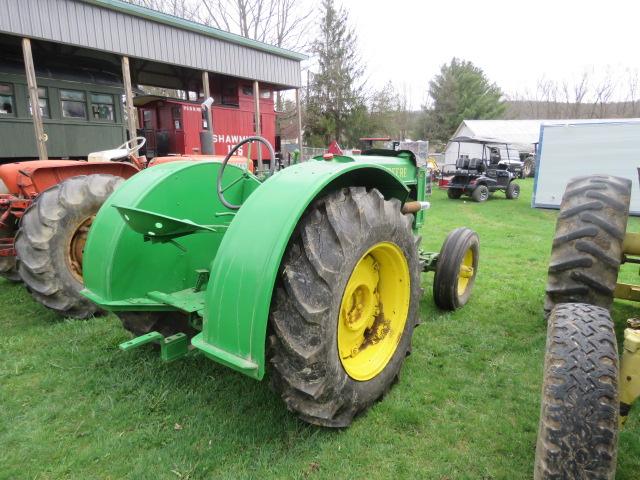 1937 JOHN DEERE A O  TRACTOR (STICKERED  AS AN A)