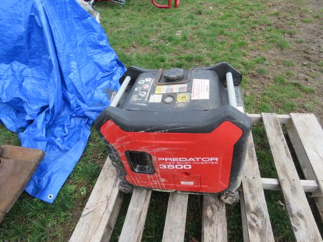 3500 PREDATOR GENERATOR, BATTERY START NEEDS NEW