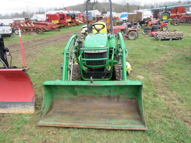 JOHN DEERE 2305 COMPACT TRACTOR W/ 62" BELLY MOWER