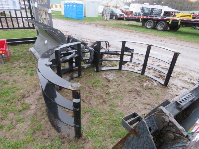 SKIDSTEER ROUND BALE CLAMP MODEL #003-062-85-001A