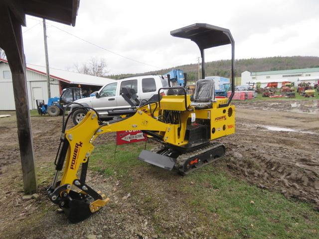 NEW POWER X COMPACT EXCAVATOR