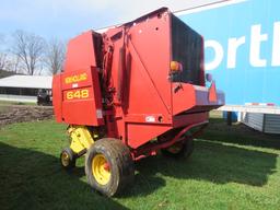 NEW HOLLAND 648 ROUND BALER SILAGE SPECIAL