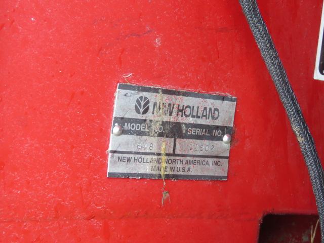 NEW HOLLAND 648 ROUND BALER SILAGE SPECIAL