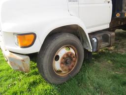 1998 FORD F700 16FT FLATBED TRUCK -99,530 MILES