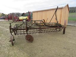 STEEL WHEELED HAY RAKE