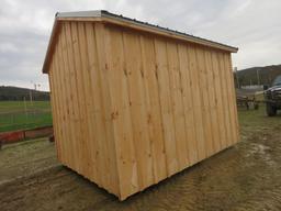 10X12 AMISH MADE SHED WITH KEY ENTRY