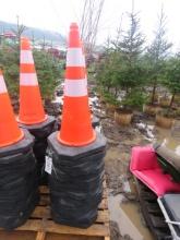 NEW PLASTIC TRAFFIC CONES - THIS IS 20 TIMES THE