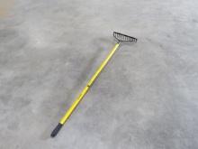 NEW STANLEY 14 TINE BOW RAKE WITH FIBERGLASS