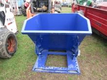 NEW 2 CUBIC YARD FORK LIFT DUMP HOPPER