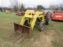 MASSEY FERGUSON  65 DIESEL TRACTOR WITH LOADER