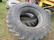 PAIR ARMSTRONG 18.4X38 RADIAL TRACTOR TIRES