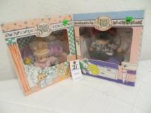 Precious Moments 2 pcs Carley's Precious Little Bathroom and Jenna's Precio