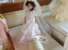 Vintage Bride Doll Porcelain