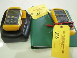 FLUKE 87 MULTIMETER & FLUKE 54II THERMOMETER