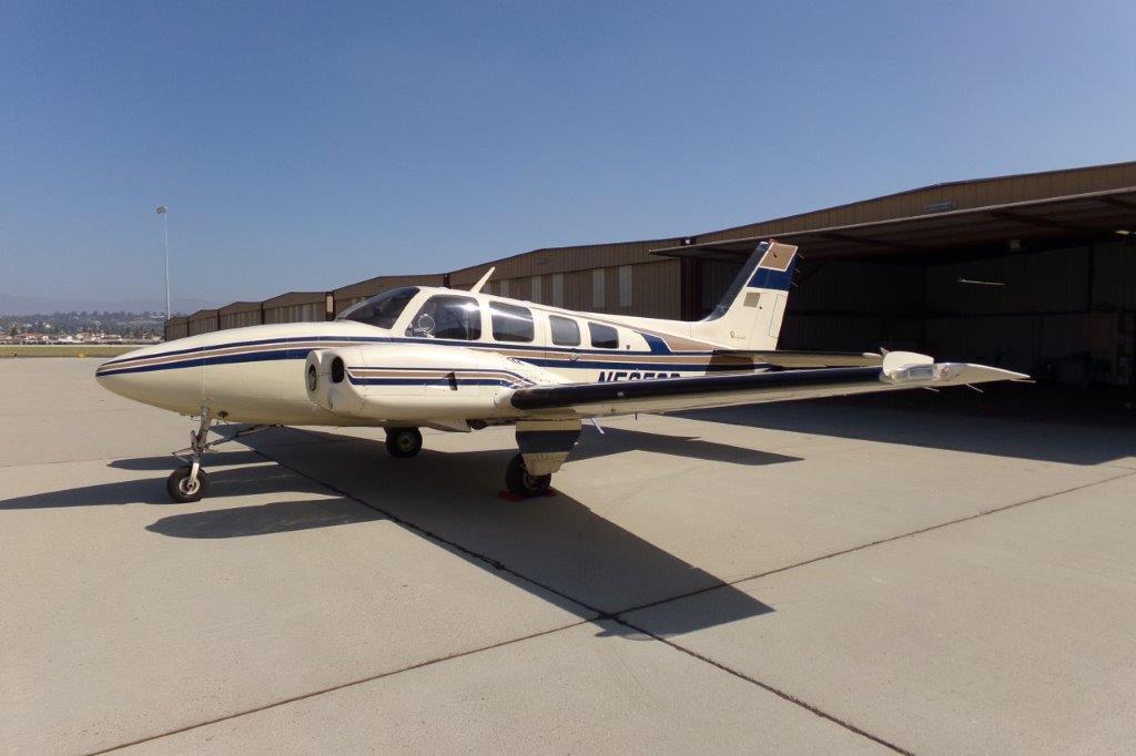 1984 BEECHCRAFT 58P BARON, (DAMAGED) N5858P, S/N TJ446