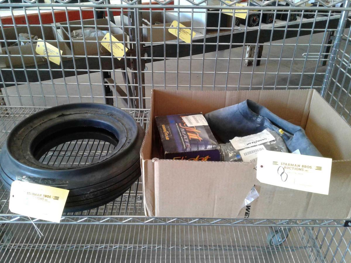 NEW 18 X 4.4 HIGHSPEED NOSE TIRE & INNER TUBES OF VARIOUS SIZES
