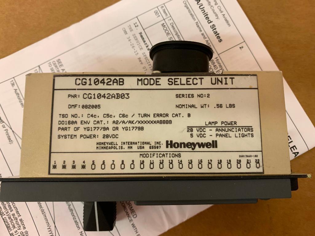 HONEYWELL LASEREF MODE SELECT UNIT CG1042AB03 (REPAIRED)