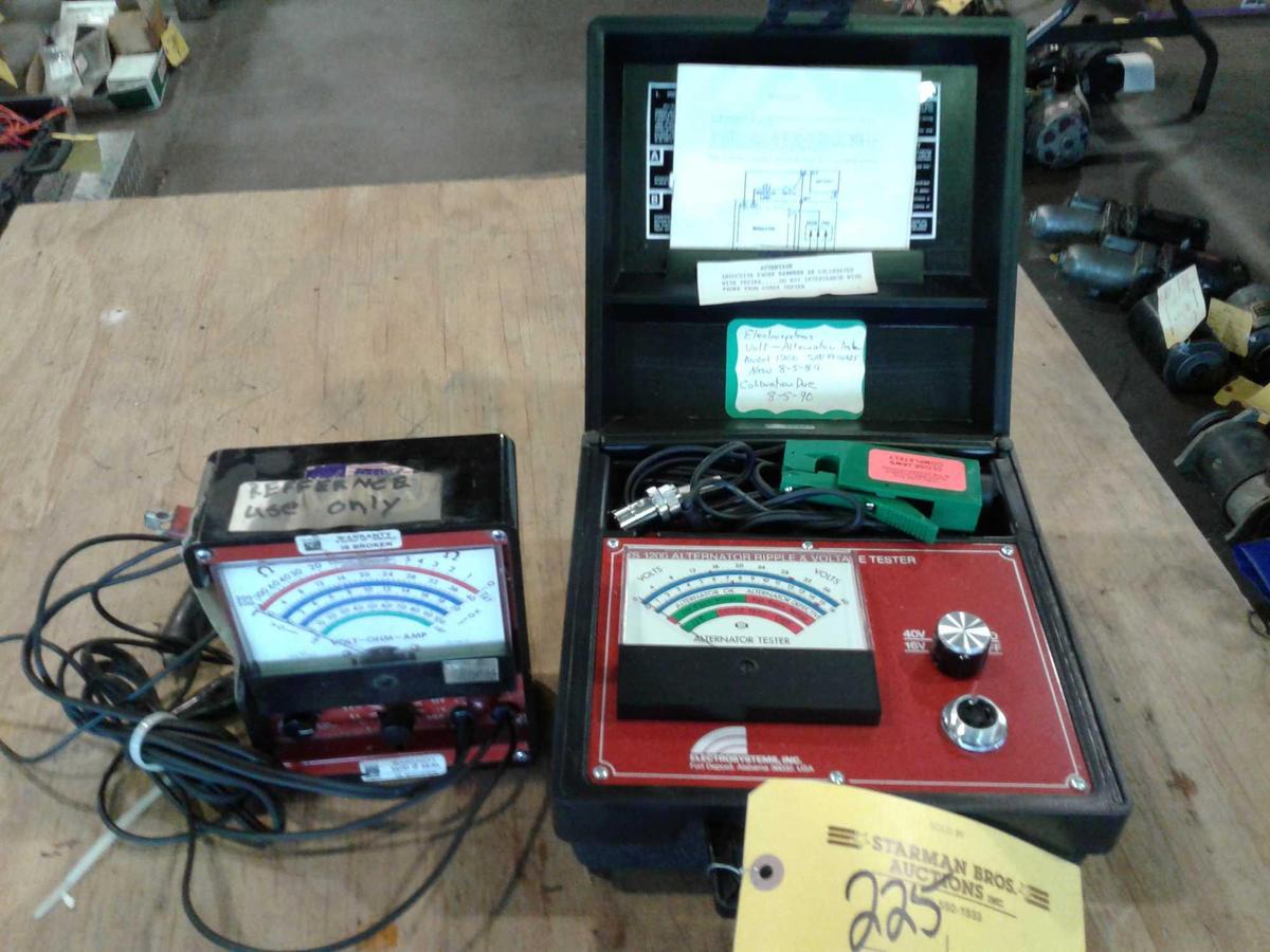 ES-1200 ALTERNATOR TESTER & MULTIMETER (DAMAGED CASE)