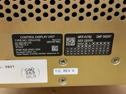 COLLINS CDU-4100 CONTROL DISPLAY UNIT 822-0021-204