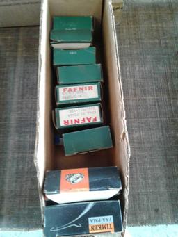 BOXES OF TIMKEN & FAFNIR BEARINGS