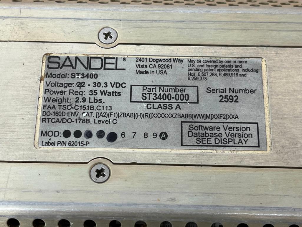 SANDEL ST3400 TAWS/RMI INDICATORS ST3400-000