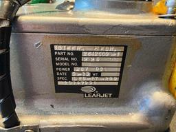 LOT DISSASEMBLED LEARJET STEERING GEAR BOX 2642000-1, S/N 225 AND SKID CONTROL BOX 42-379-1