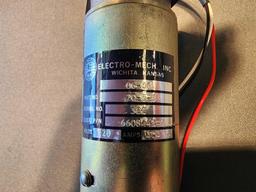 LEAR 40/60 ELECTRO-MECH MOTOR 6608443-6 (NEW/NO PW) S/N 322