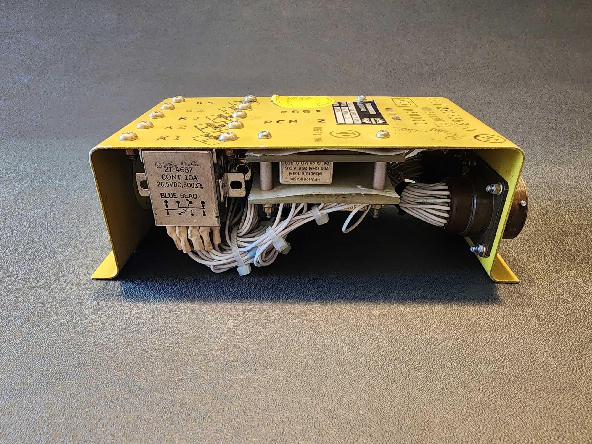 LEARJET SQUAT SWITCH RELAY PANEL 2618268-11 (INSPECTED) S/N 5026