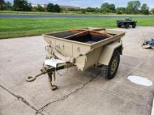 M416A1 1/4 TON MILITARY CARGO TRAILER SINGLE AXLE, BILL OF SALE ONLY