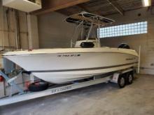 2007 WELLCRAFT 232 FISHERMAN 23 FT CENTER CONSOLE RUNABOUT BOAT