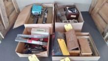 BOXES OF GASKET CUTTERS, EXPANDERS, TEST SETS & MISC TOOLING