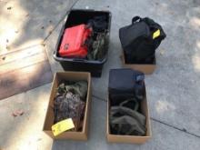 (LOT) SHOOTERS BAGS & MISC