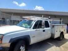 2003 CHEVROLET 3500 EXTENDED CAB UTILITY TRUCK