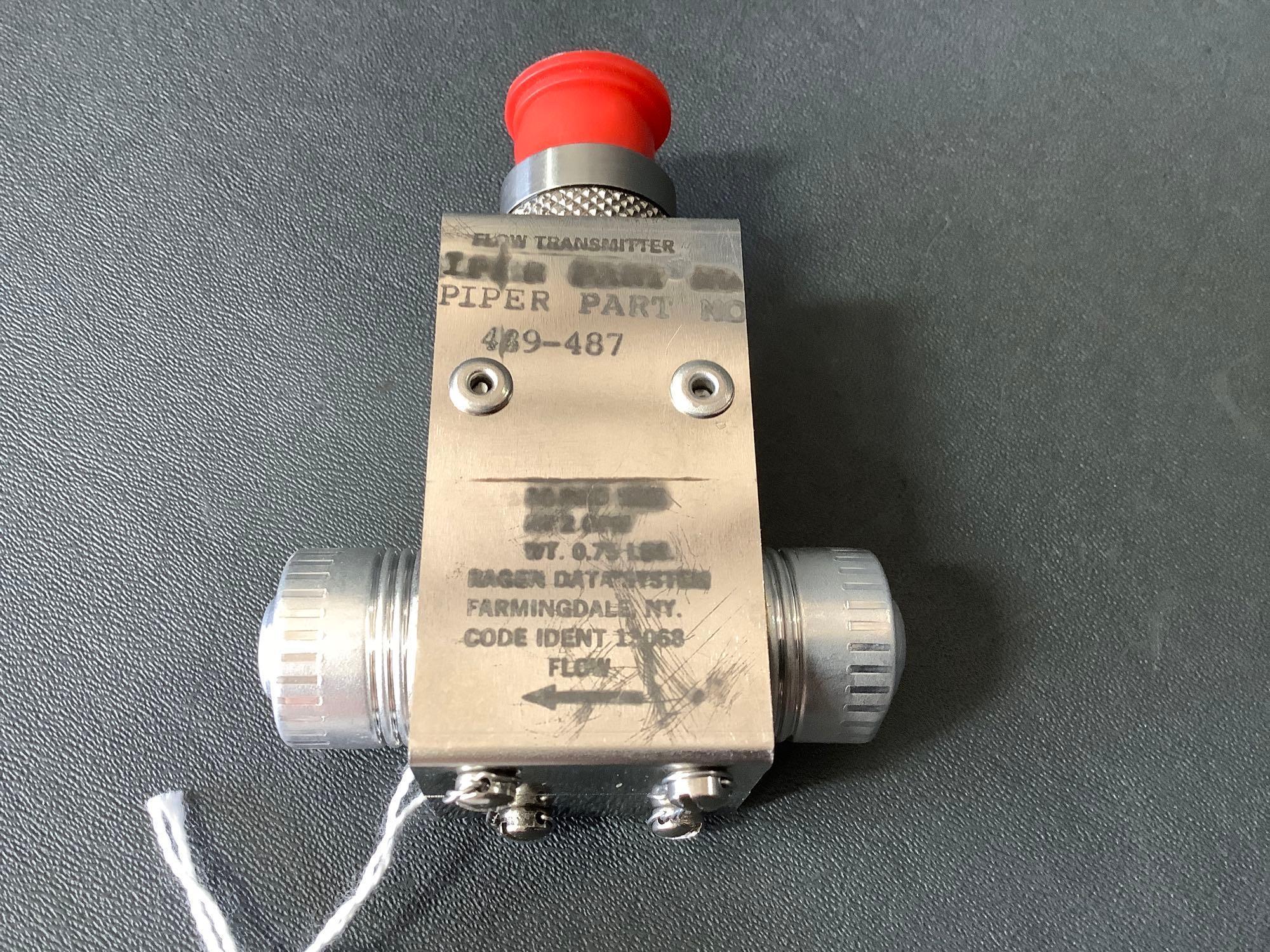 FUEL FLOW TRANSMITTER 489-487 ALT# TFF2905-9 (OVERHAULED)