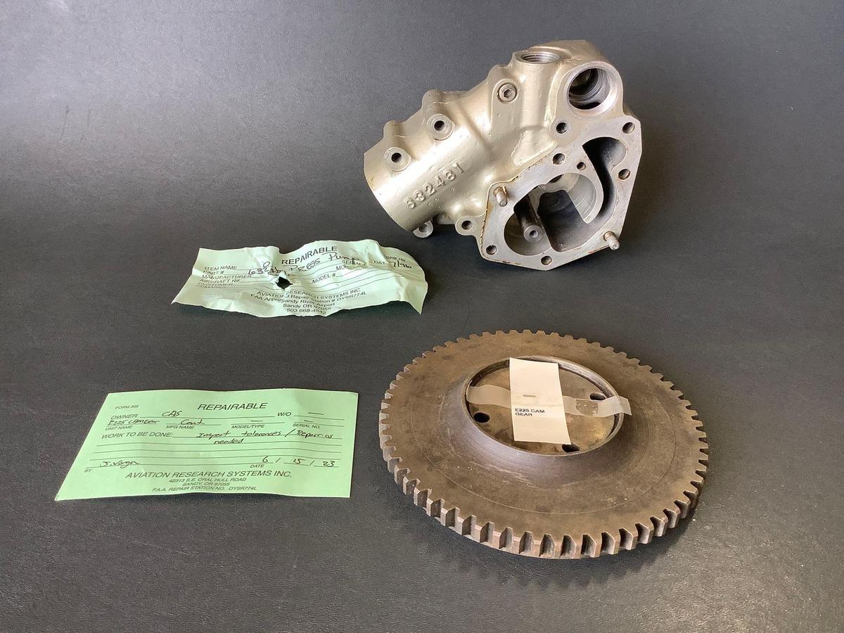 CONTINENTAL E185/225 CAM GEAR & CONT OIL PUMP HOUSINGS