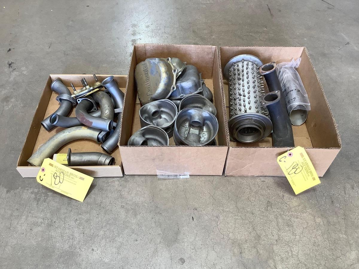 EXHAUST, PISTONS & LYCOMING INTAKE TUBES