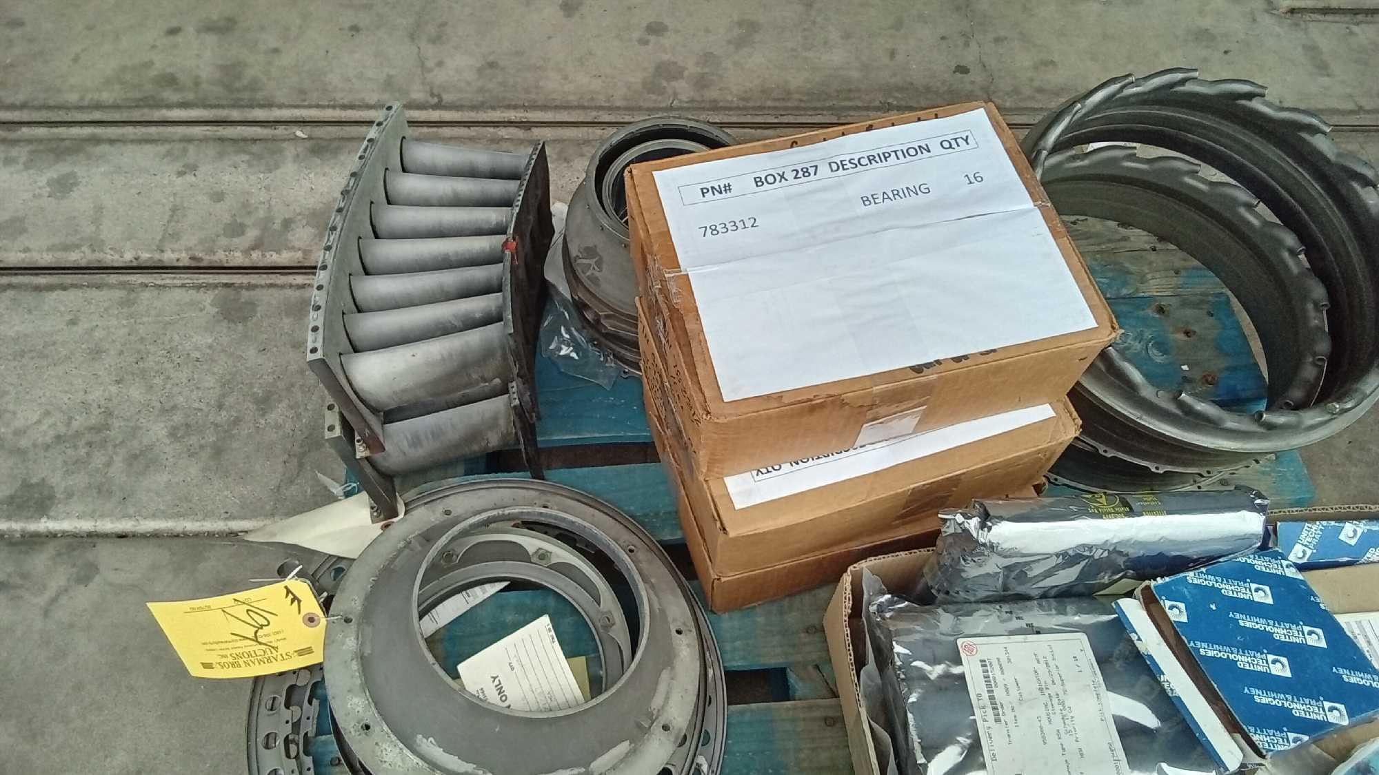 PALLETS OF NEW & USED TURBINE INVENTORY