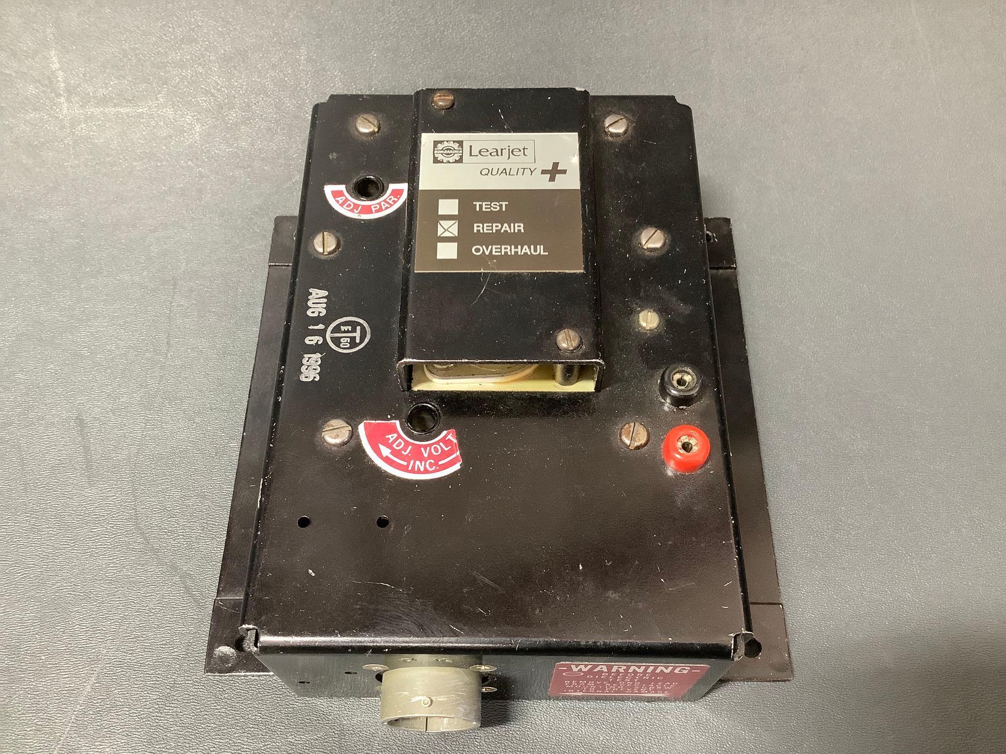 LEARJET NOSE STEERING COMPUTER 6608278-8 & VOLTAGE REGULATOR 6608203-3