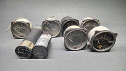 (LOT) DAMAGED GAUGES & CITATION GAUGES FOR PARTS