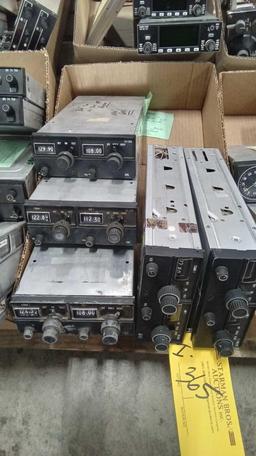 BOXES OF KING & NARCO RADIOS FOR PARTS OR REPAIR